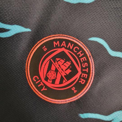 Maillot Manchester City extérieur 2023 2024 manches longues