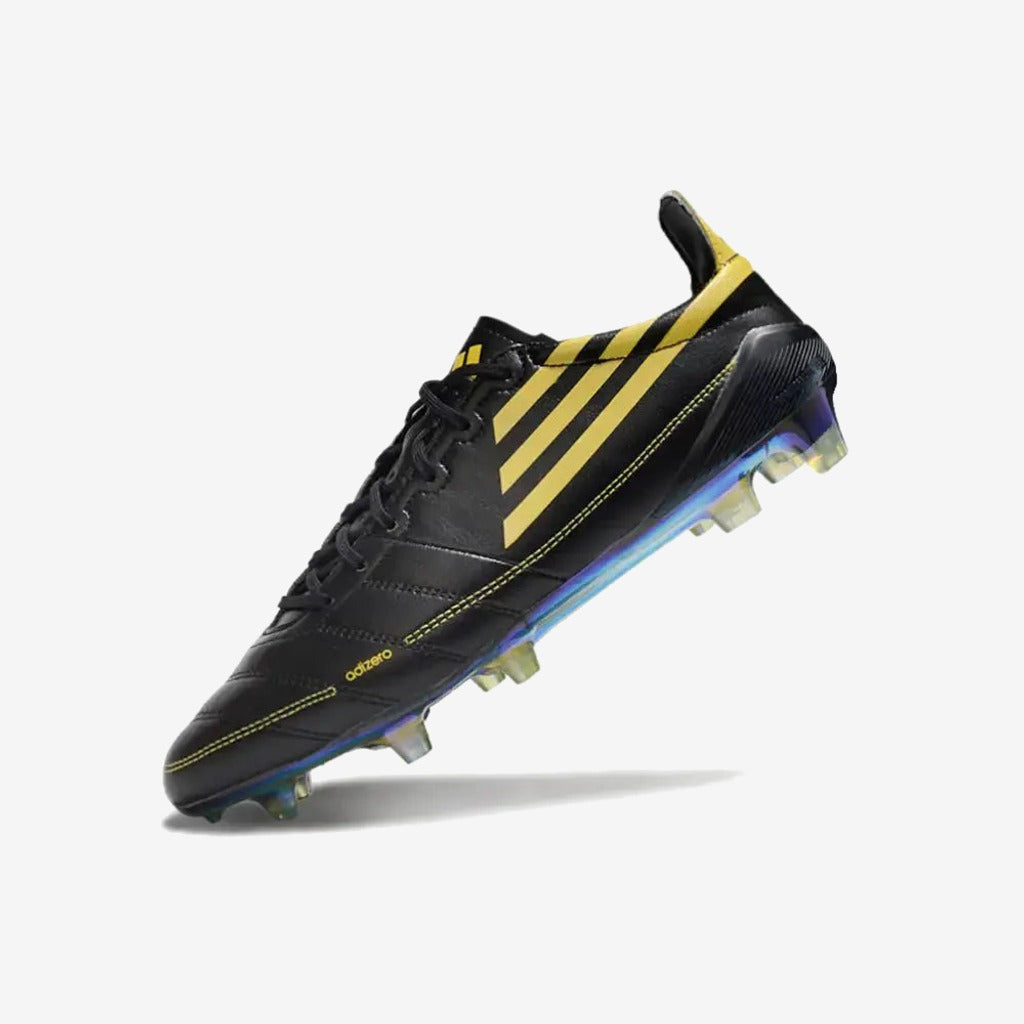 Adidas F50 ELITE ADIZERO 2010 FG REMAKE - NOIR/JAUNE ÉDITION LIMITÉE