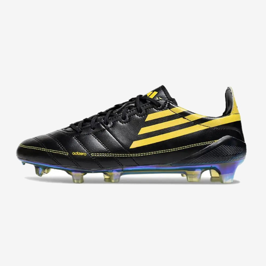 Adidas F50 ELITE ADIZERO 2010 FG REMAKE - NOIR/JAUNE ÉDITION LIMITÉE