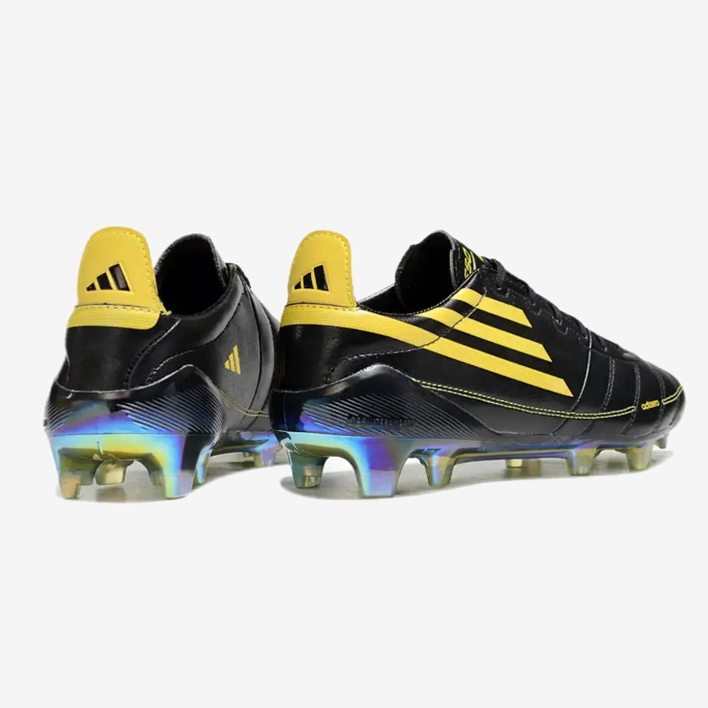 Adidas F50 ELITE ADIZERO 2010 FG REMAKE - NOIR/JAUNE ÉDITION LIMITÉE