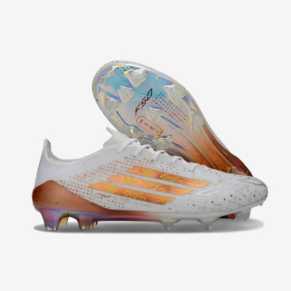 Adidas F50 ELITE FG x MOHAMED SALAH AFCON - BLANC/BRONZE ÉDITION LIMITÉE