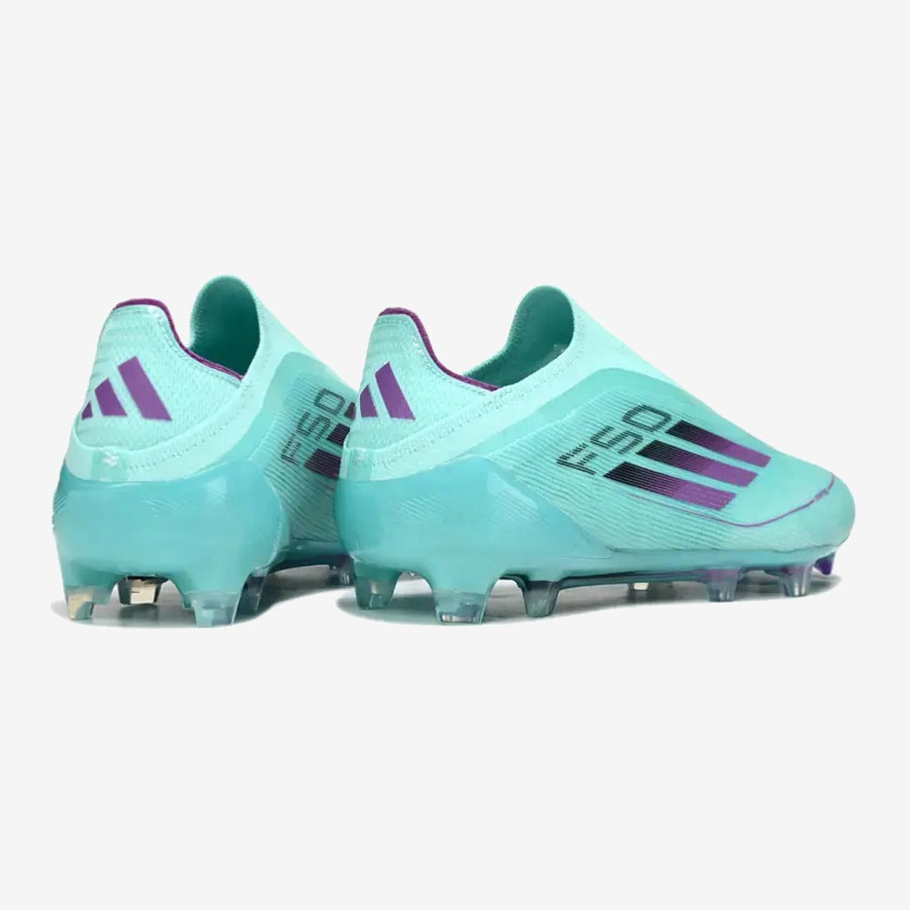 Adidas F50 Elite Laceless FG - Bleu/Violet