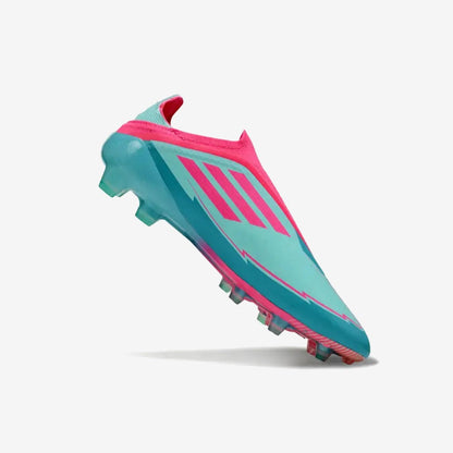 Adidas F50 Elite Laceless La Vida Tropical FG - Bleu/Bleu Turquoise/Rose