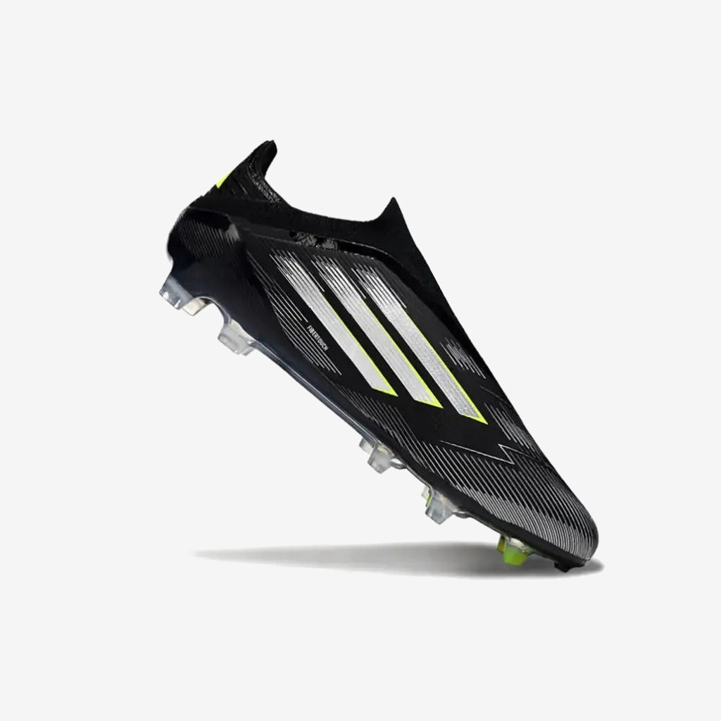 Adidas F50 Elite Laceless FG - Electric Stealth - Noir/Vert/Gris