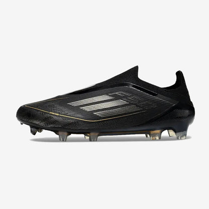 Adidas F50 Elite Laceless FG Dark Spark - Noir/Argenté/Doré