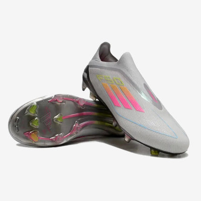 Adidas F50 Elite Laceless FG Gris/Rose/Jaune