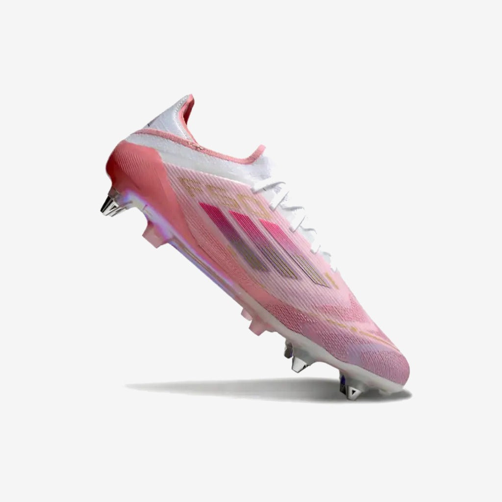 Adidas F50 Elite SG Lamine Yamal 304 - Rose clair/Purple Glow/Lite Pink ÉDITION LIMITÉE