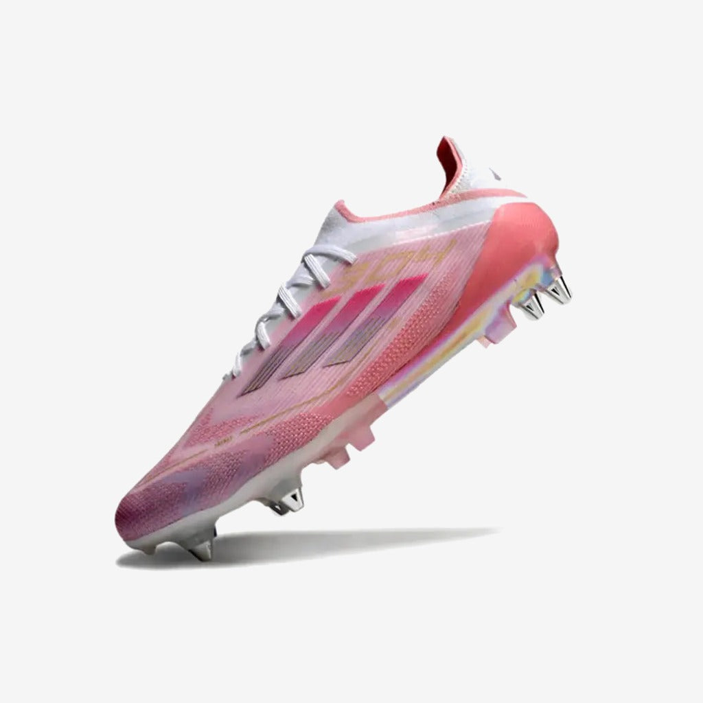 Adidas F50 Elite SG Lamine Yamal 304 - Rose clair/Purple Glow/Lite Pink ÉDITION LIMITÉE