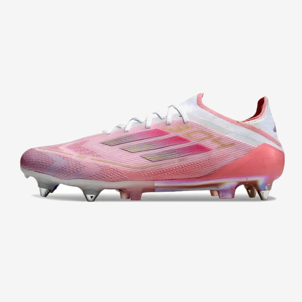 Adidas F50 Elite SG Lamine Yamal 304 - Rose clair/Purple Glow/Lite Pink ÉDITION LIMITÉE