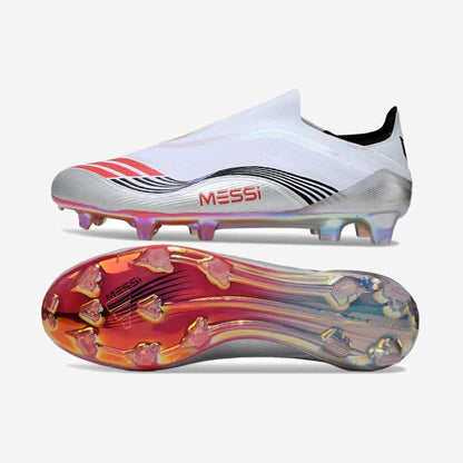 Adidas F50 Elite Laceless FG - Messi Prestig10 - Blanc/Noir/Rouge
