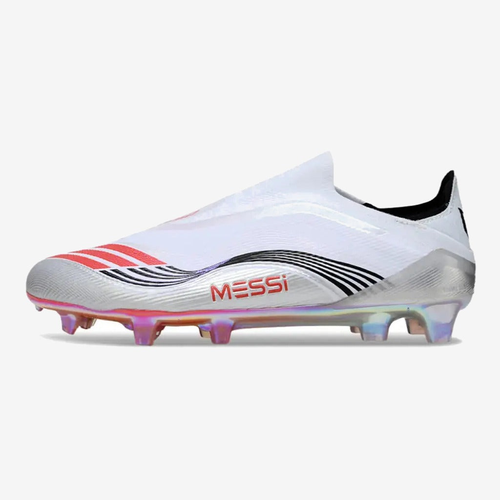 Adidas F50 Elite Laceless FG - Messi Prestig10 - Blanc/Noir/Rouge