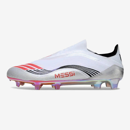 Adidas F50 Elite Laceless FG - Messi Prestig10 - Blanc/Noir/Rouge