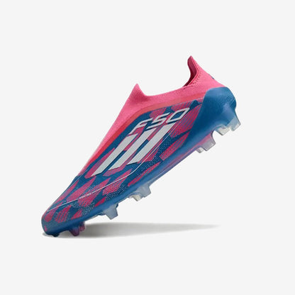 Adidas F50 Elite Laceless FG Reemergence - Bleu/Blanc/Rose