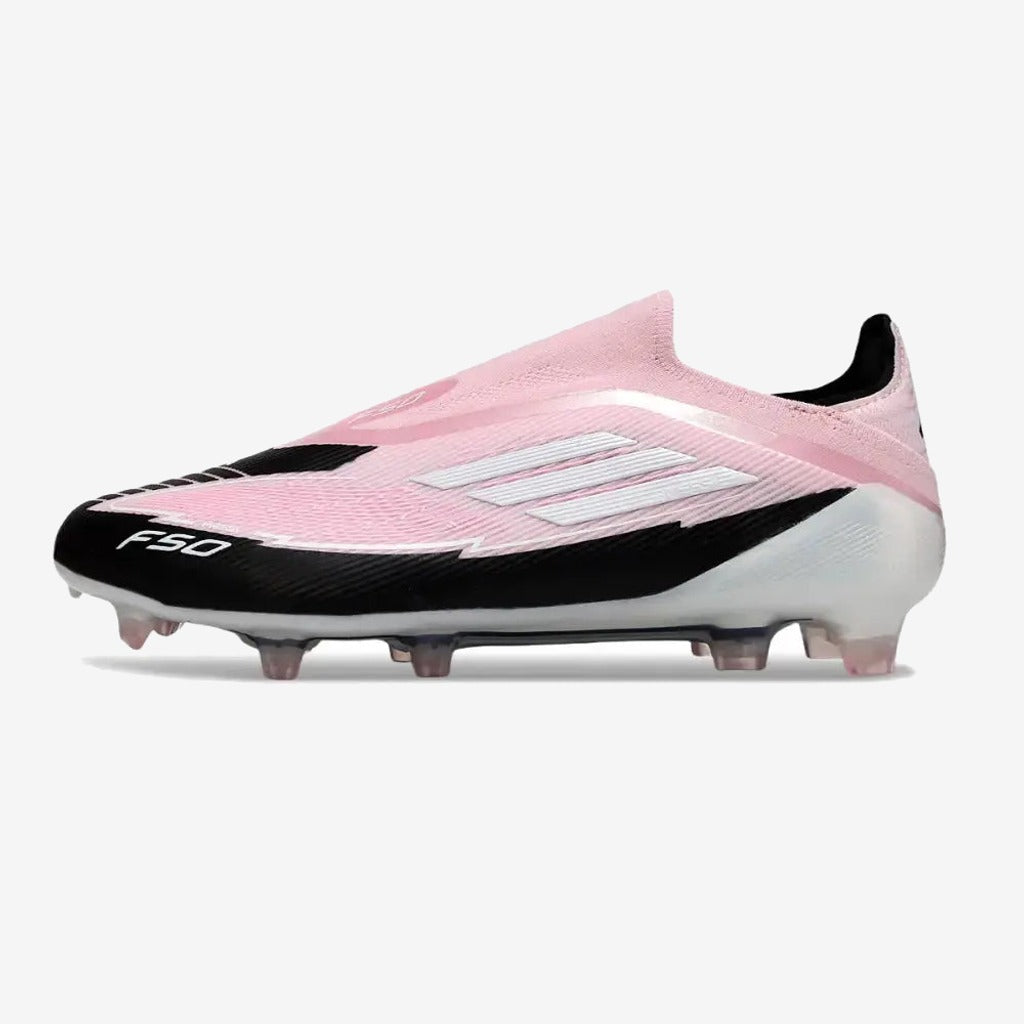 Adidas F50 Elite Laceless FG - Rose/Noir/Blanc