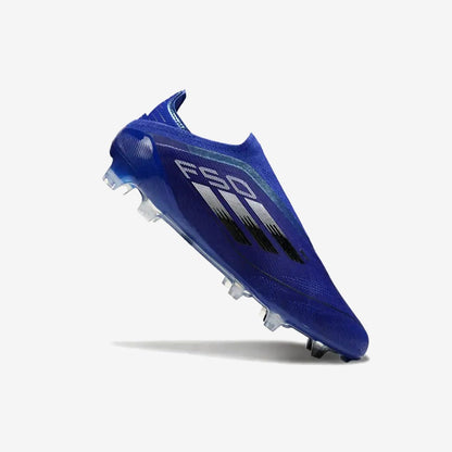Adidas F50 Elite Laceless FG - Bleu/Noir