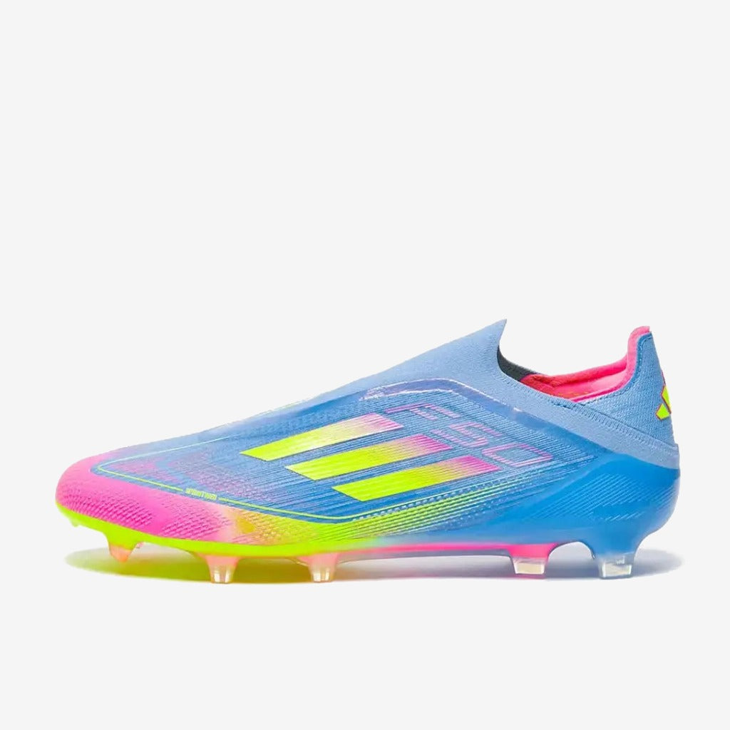 Adidas F50 Elite Laceless FG Celestial Victory - Blue Fusion/Lucid Lemon/Lucid Pink