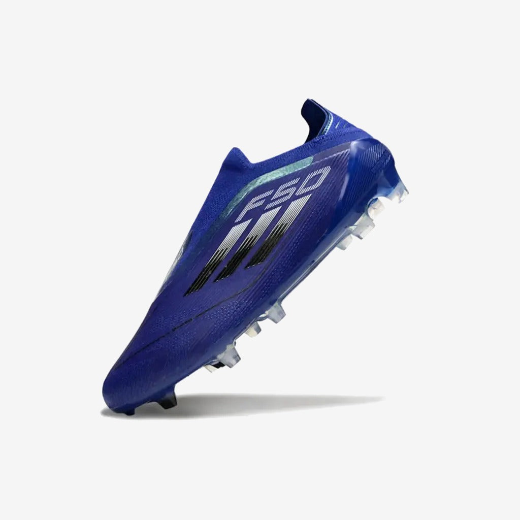 Adidas F50 Elite Laceless FG - Bleu/Noir