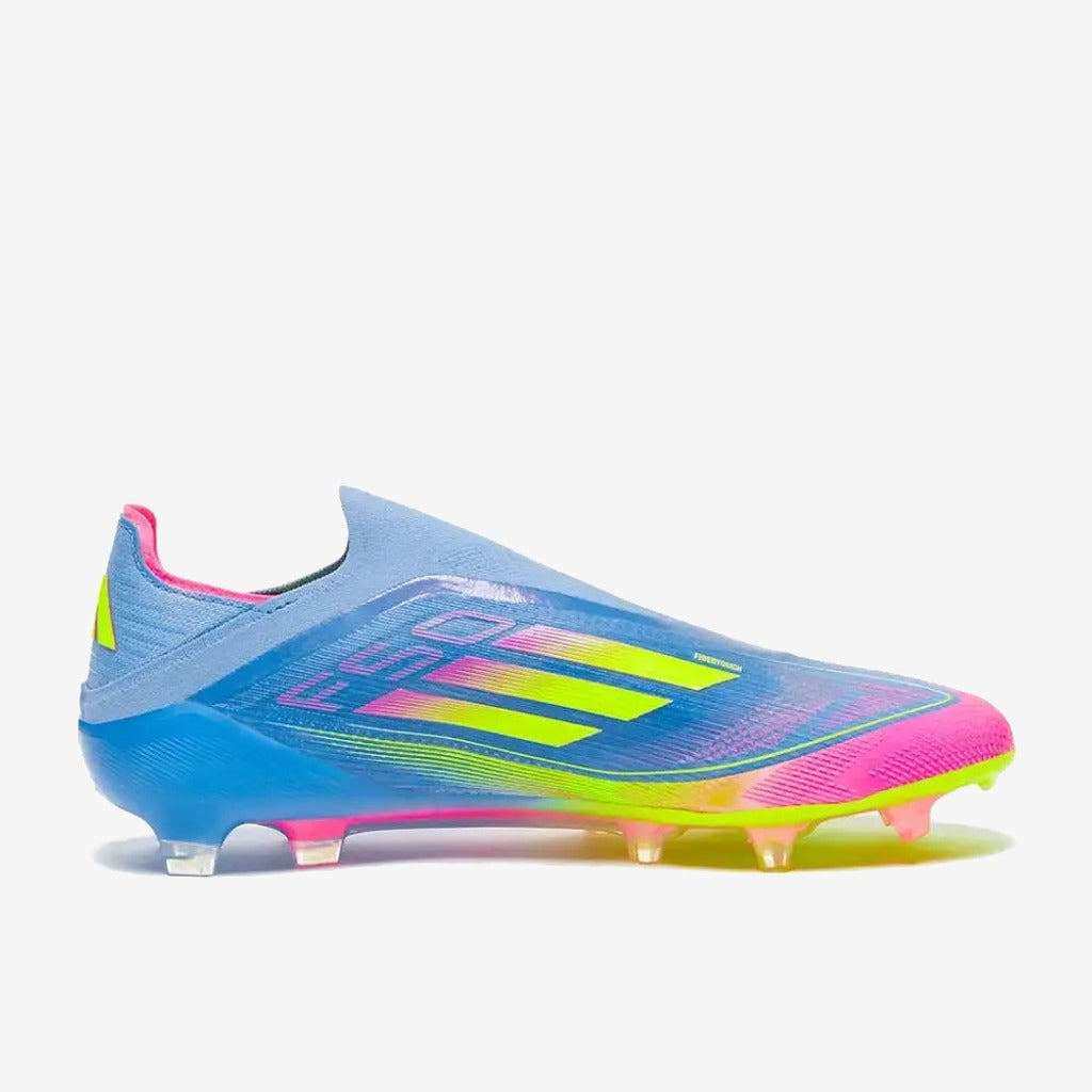 Adidas F50 Elite Laceless FG Celestial Victory - Blue Fusion/Lucid Lemon/Lucid Pink