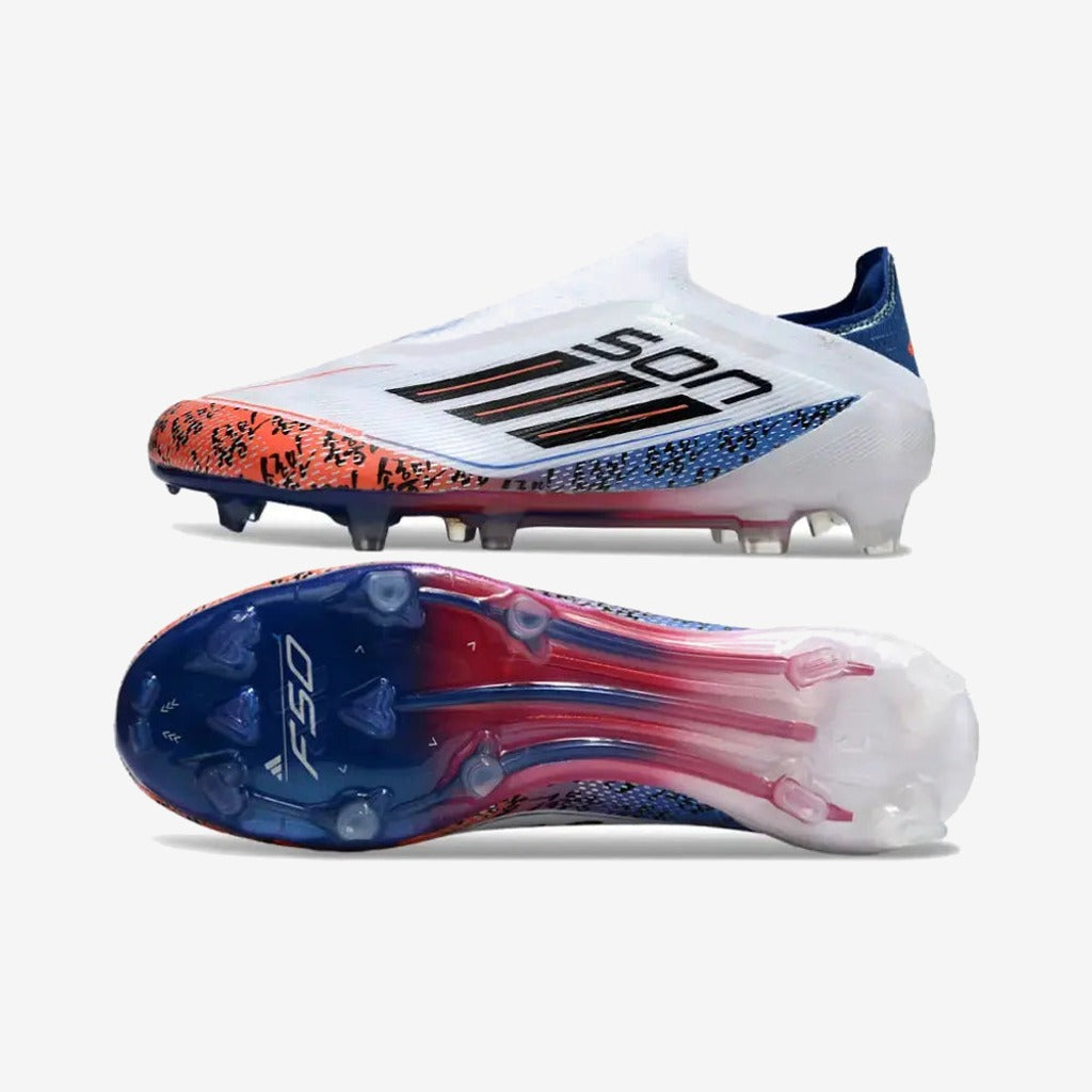 Adidas F50 Elite Laceless FG x Heung Min Son - Blanc/Bleu/Rouge