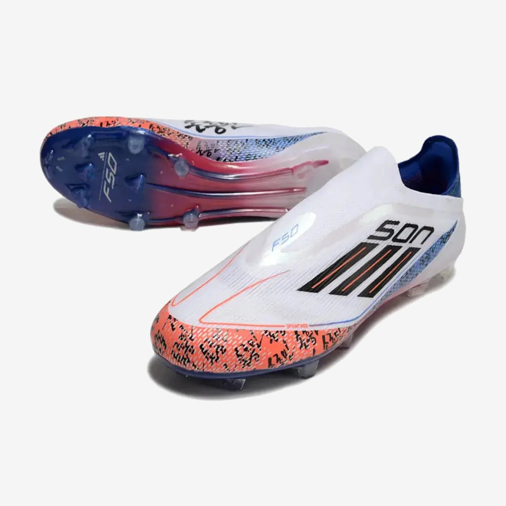 Adidas F50 Elite Laceless FG x Heung Min Son - Blanc/Bleu/Rouge