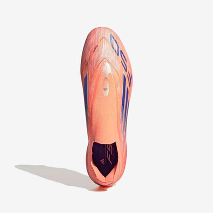 Adidas F50 Elite Laceless SG Coral Blaze - Orange/Bleu SG