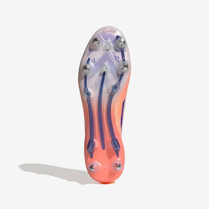 Adidas F50 Elite Laceless SG Coral Blaze - Orange/Bleu SG