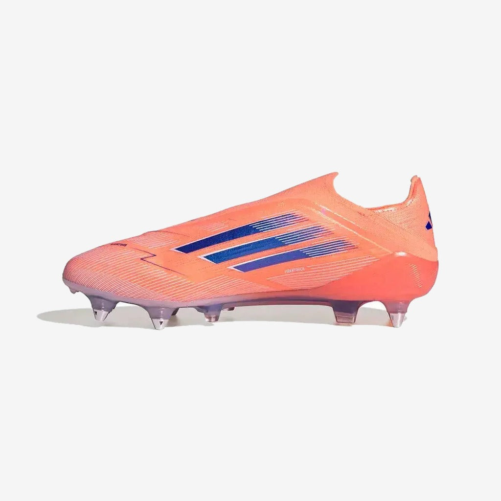 Adidas F50 Elite Laceless SG Coral Blaze - Orange/Bleu SG