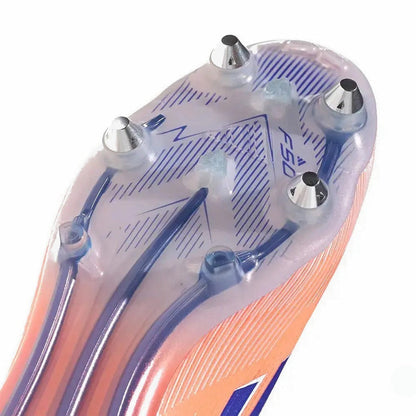 Adidas F50 Elite Laceless SG Coral Blaze - Orange/Bleu SG