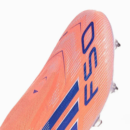 Adidas F50 Elite Laceless SG Coral Blaze - Orange/Bleu SG