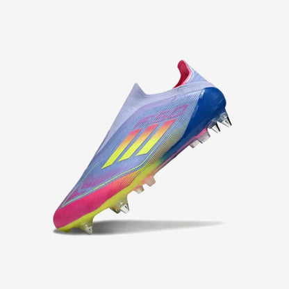 Adidas F50 Elite Laceless SG Celestial Victory - Blue Fusion/Vert/Rose
