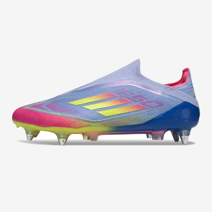 Adidas F50 Elite Laceless SG Celestial Victory - Blue Fusion/Vert/Rose