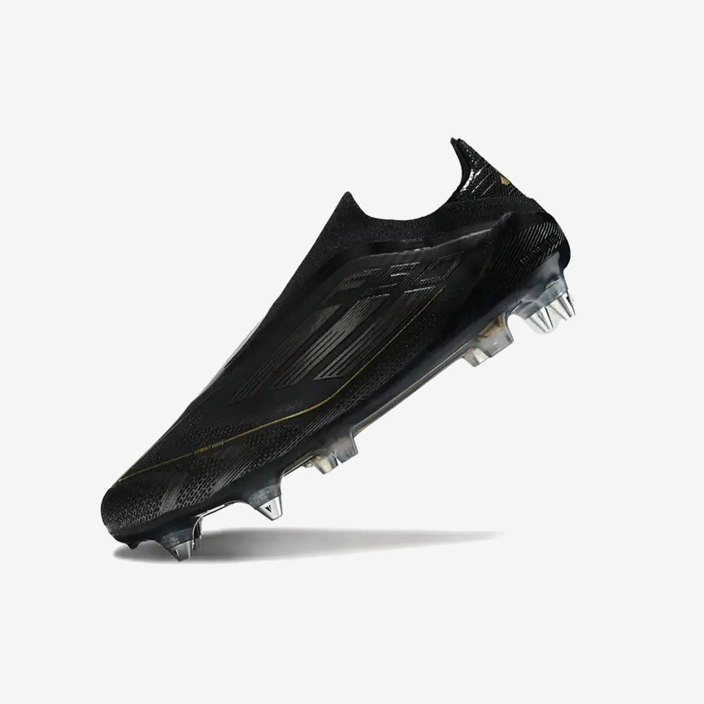 Adidas F50 Elite Laceless SG Dark Spark - Noir/Argenté/Doré
