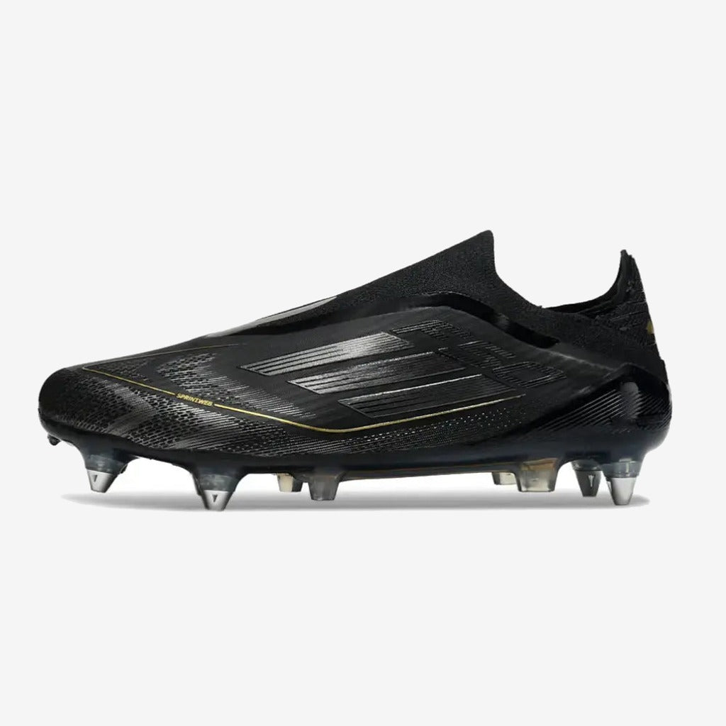 Adidas F50 Elite Laceless SG Dark Spark - Noir/Argenté/Doré