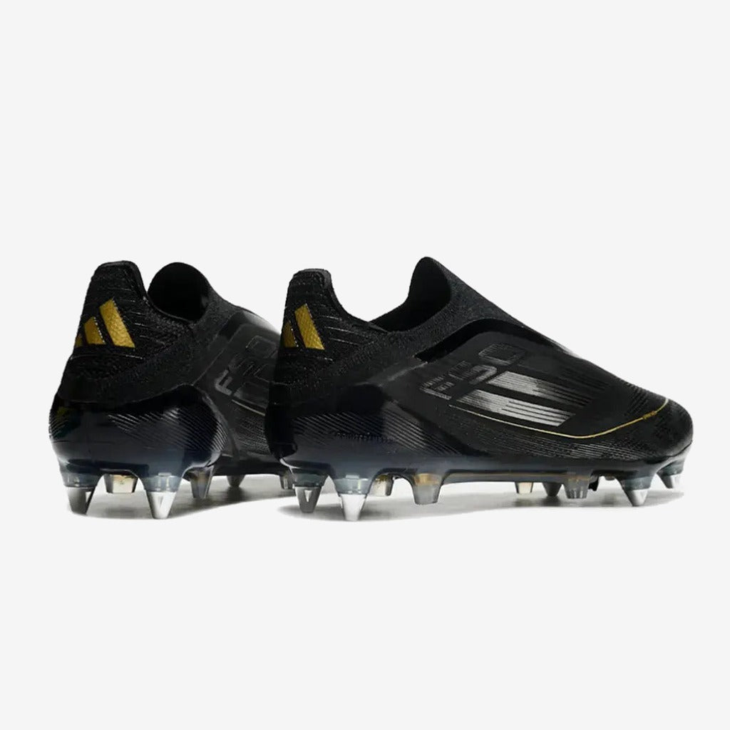 Adidas F50 Elite Laceless SG Dark Spark - Noir/Argenté/Doré
