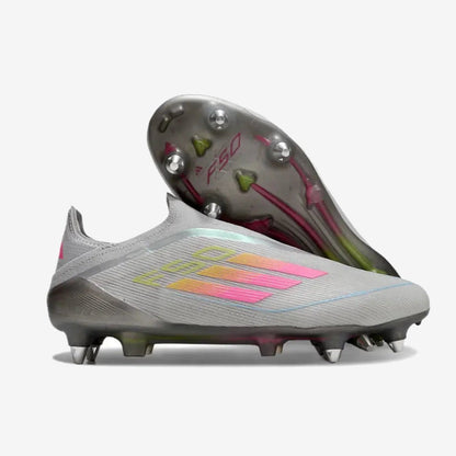 Adidas F50 Elite Laceless SG - Gris/Multicolor