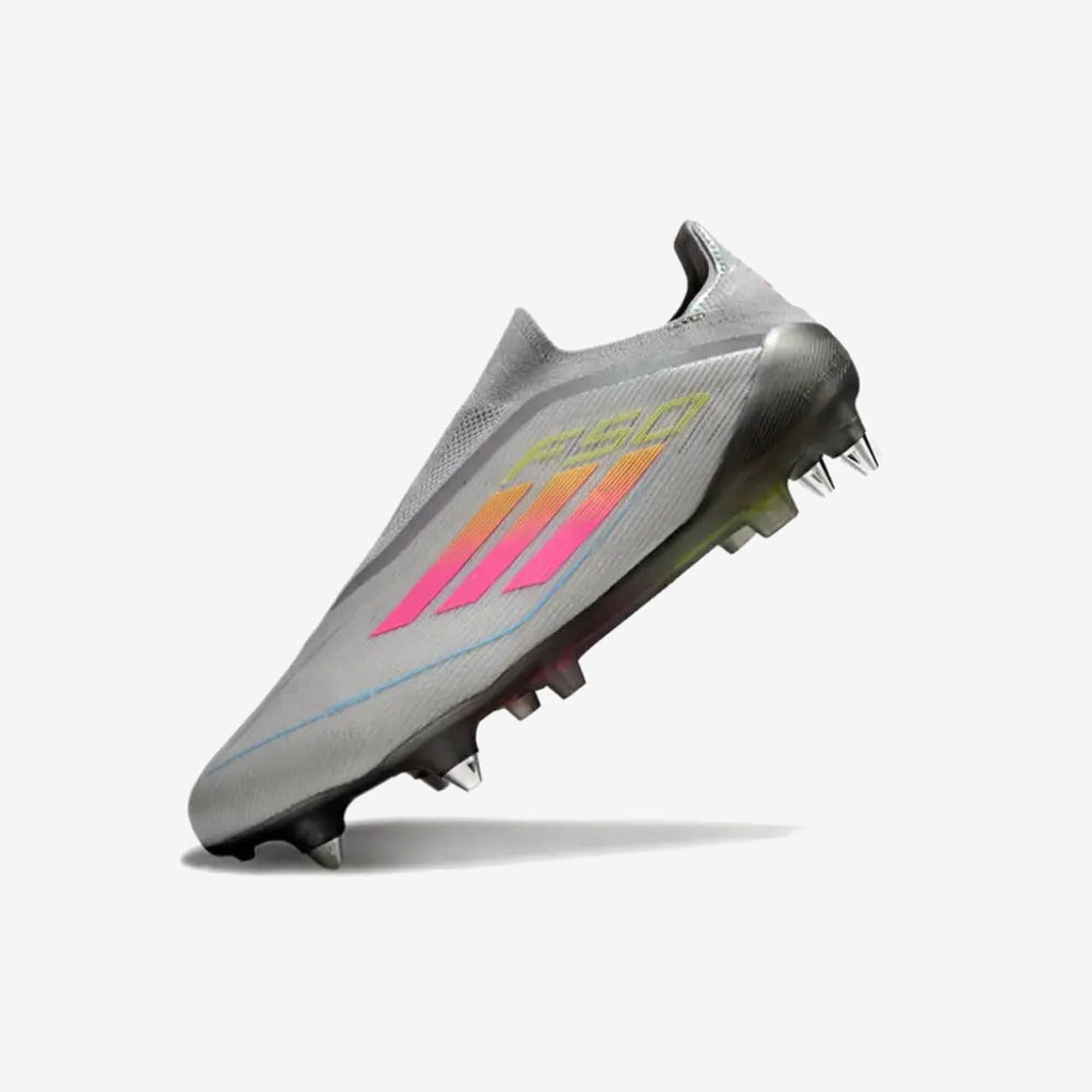 Adidas F50 Elite Laceless SG - Gris/Multicolor