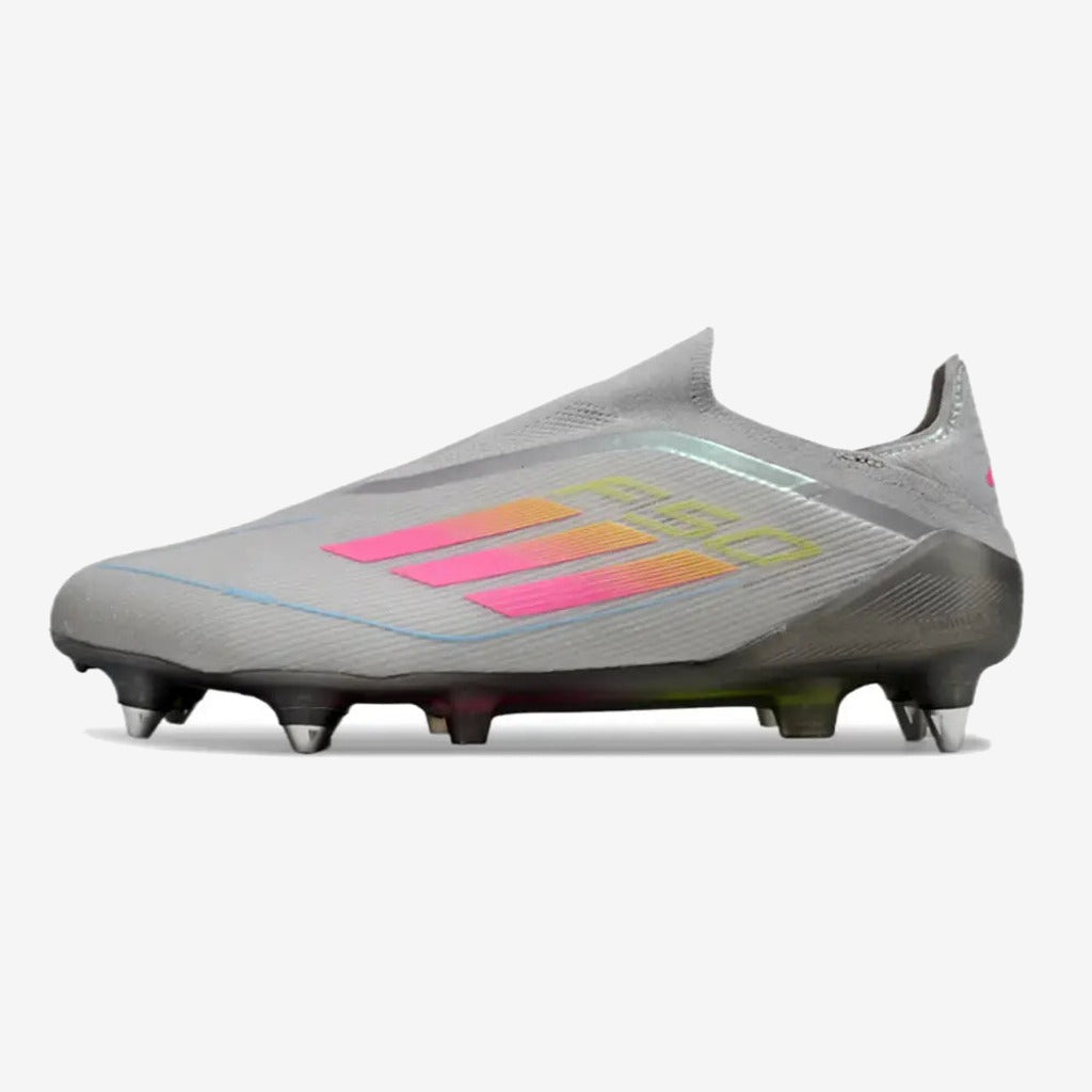 Adidas F50 Elite Laceless SG - Gris/Multicolor