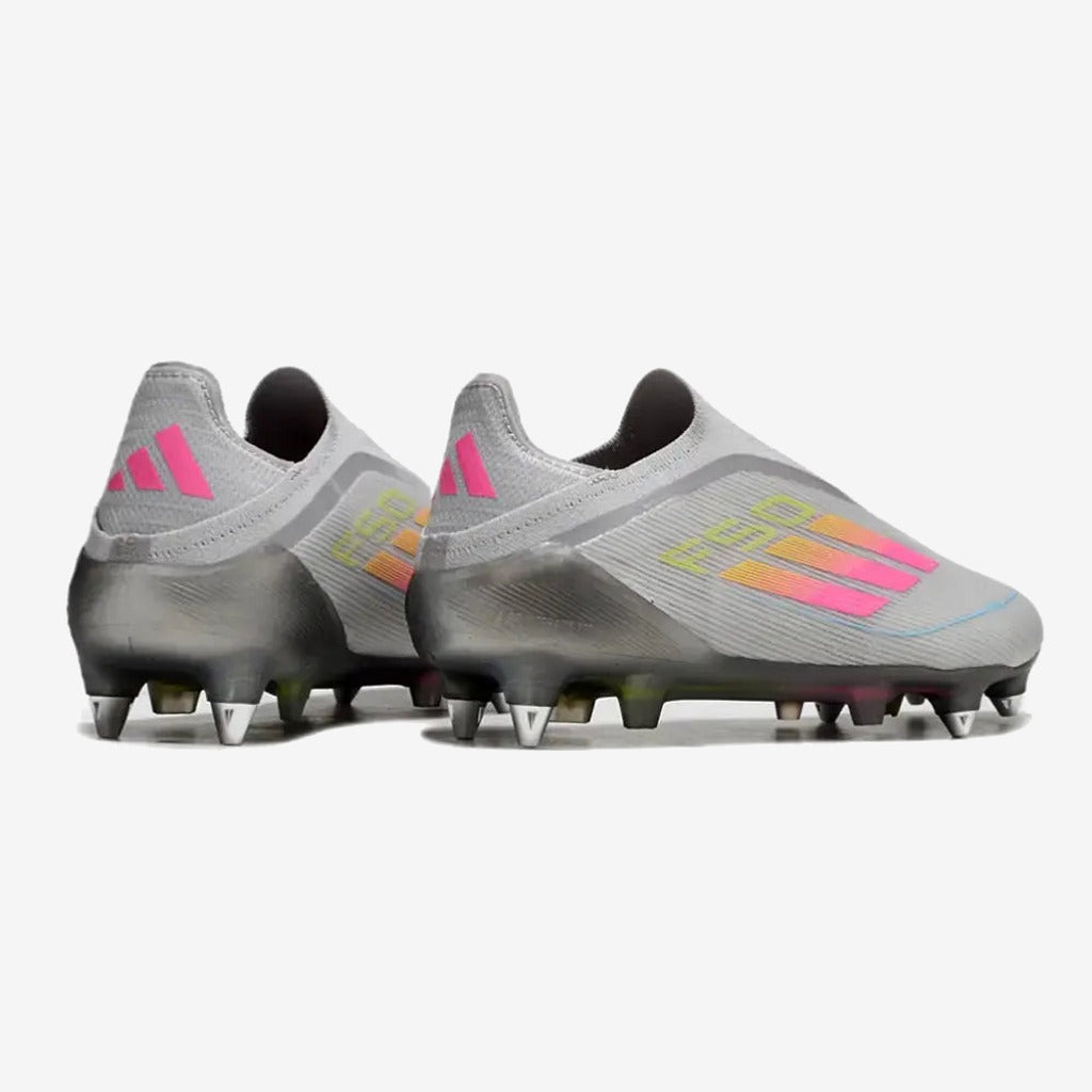 Adidas F50 Elite Laceless SG - Gris/Multicolor