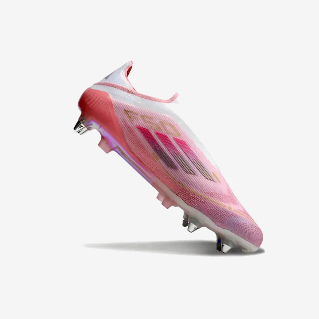 Adidas F50 Elite Laceless SG Lamine Yamal 304 - Rose/Purple Glow Édition Limitée