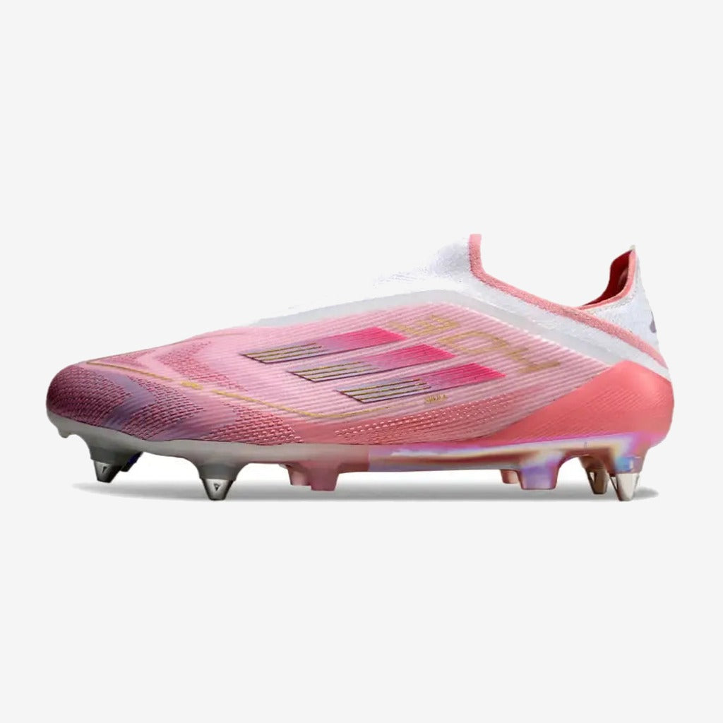Adidas F50 Elite Laceless SG Lamine Yamal 304 - Rose/Purple Glow Édition Limitée