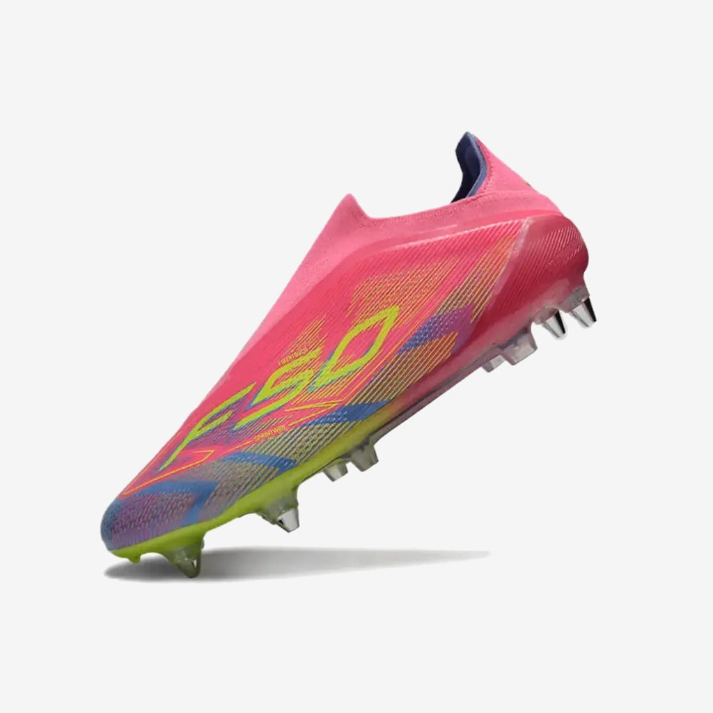 Adidas F50 Elite Laceless SG Mystic Victory - Rose/Vert/Blue Fusion