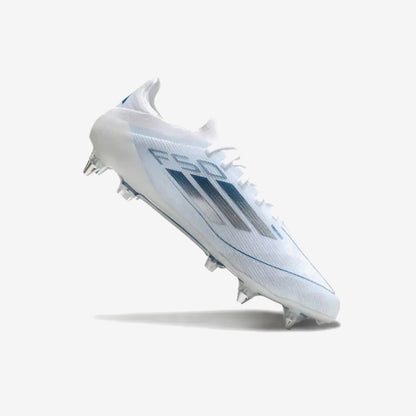Adidas F50 Elite SG Polar Victory - Blanc/Argenté/Bleu