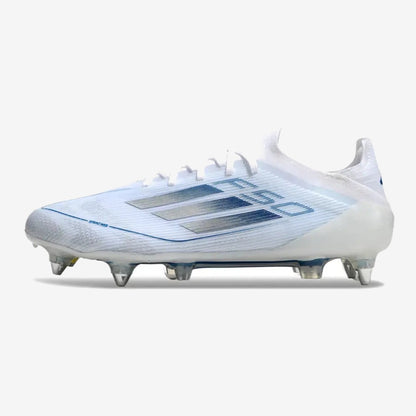 Adidas F50 Elite SG Polar Victory - Blanc/Argenté/Bleu