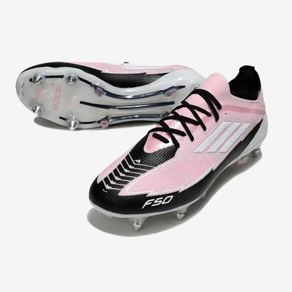 Adidas F50 Elite Lacets SG - Rose/Blanc/Noir