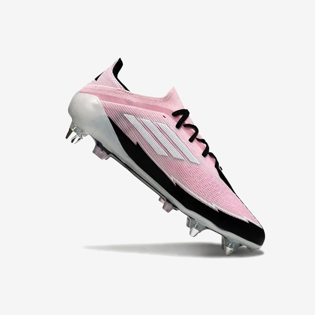 Adidas F50 Elite Lacets SG - Rose/Blanc/Noir