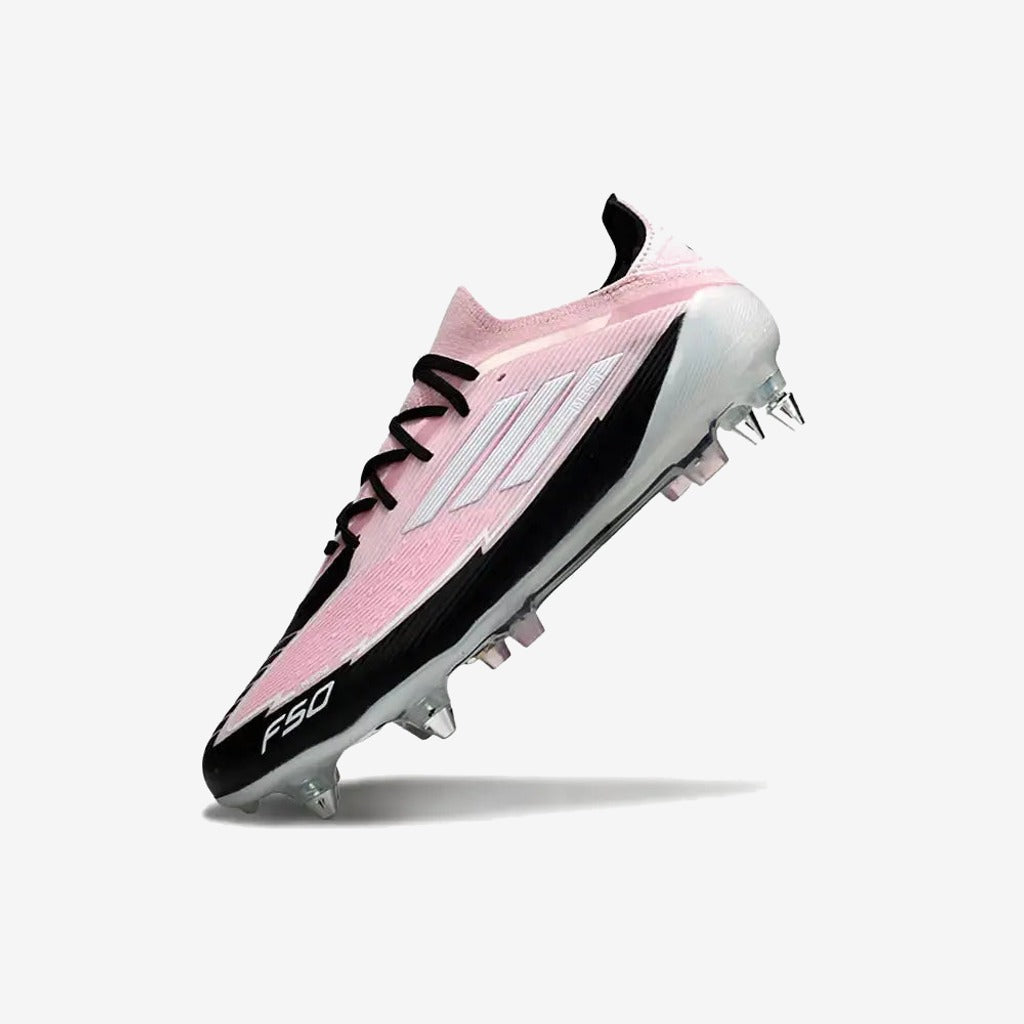 Adidas F50 Elite Lacets SG - Rose/Blanc/Noir