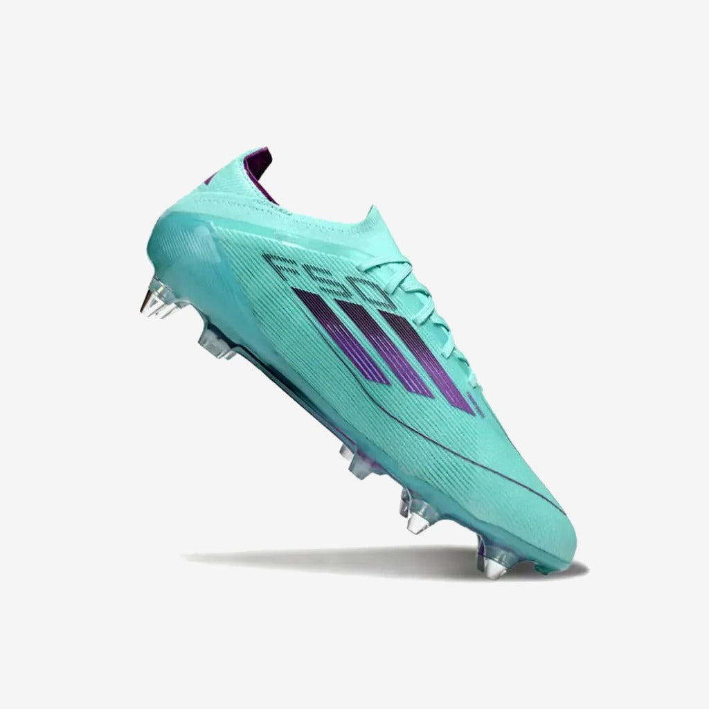 Adidas F50 Elite Lacets SG - Bleu Turquoise/Violet