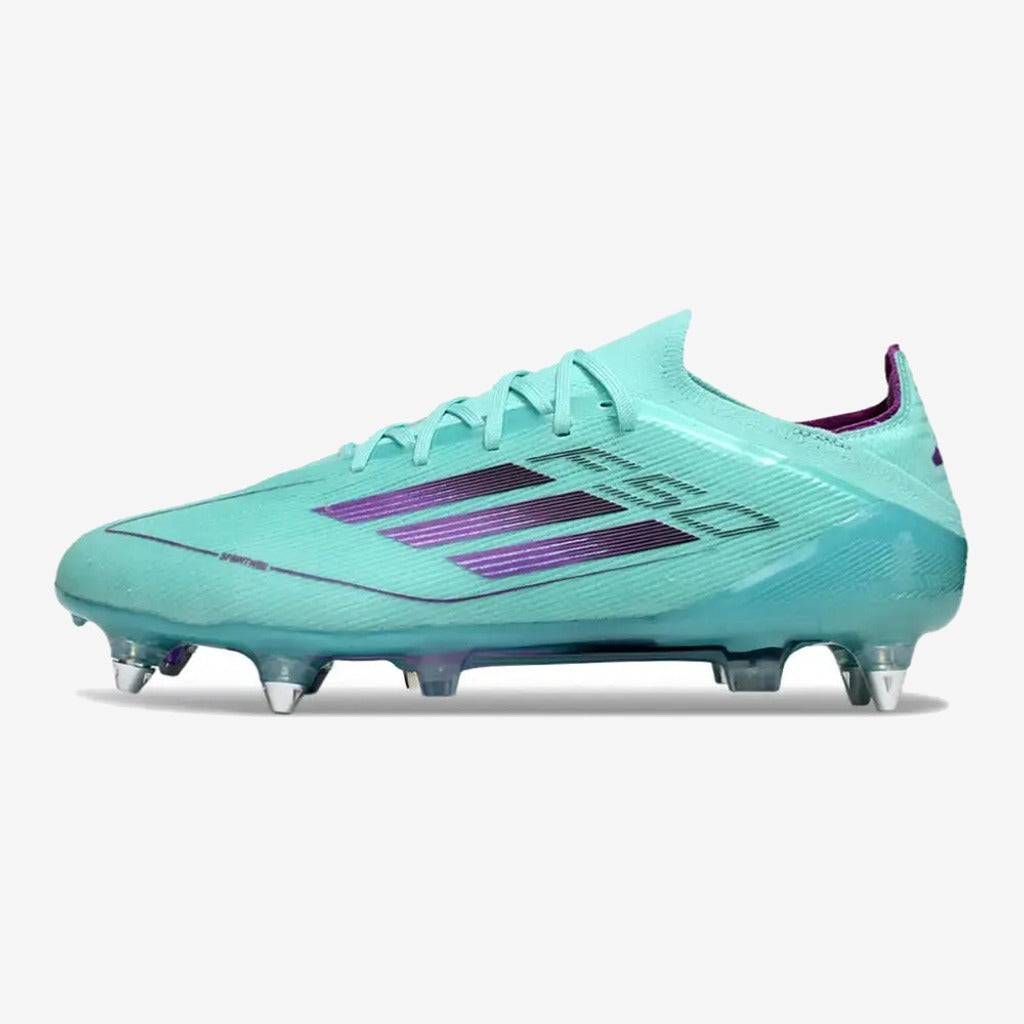 Adidas F50 Elite Lacets SG - Bleu Turquoise/Violet