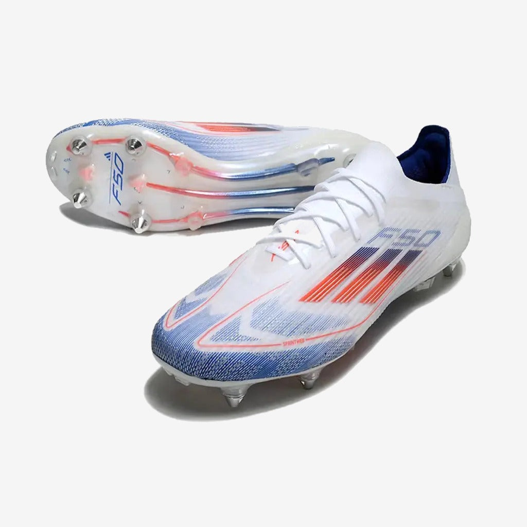 Adidas F50 Elite SG Advancement - Blanc/Rouge/Bleu