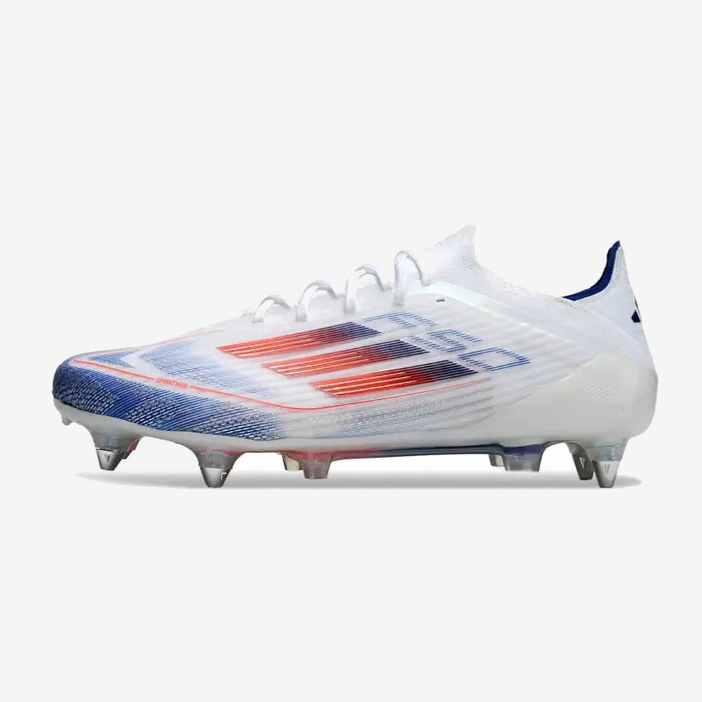 Adidas F50 Elite SG Advancement - Blanc/Rouge/Bleu